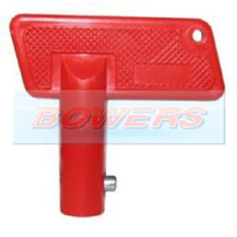 Red Spare Key For Battery Isolator Switch